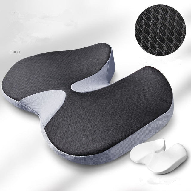 SitWell ComfortPad – Memory Foam Seat Cushion for Tailbone & Back Support