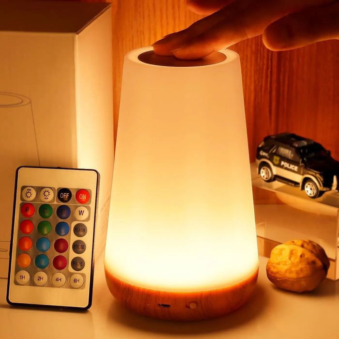 ColorGlow RGB LED Night Light with Touch & Remote Control-1