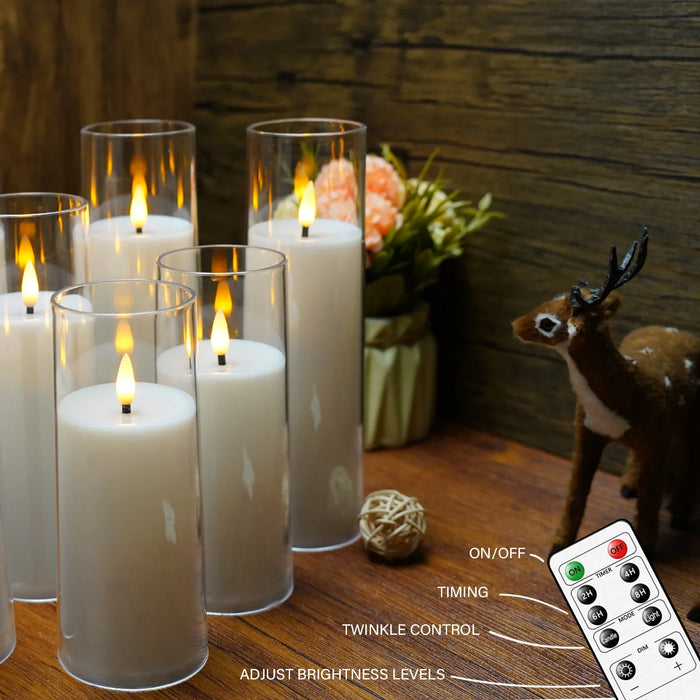 VelvetFlame - Flameless Candle Set