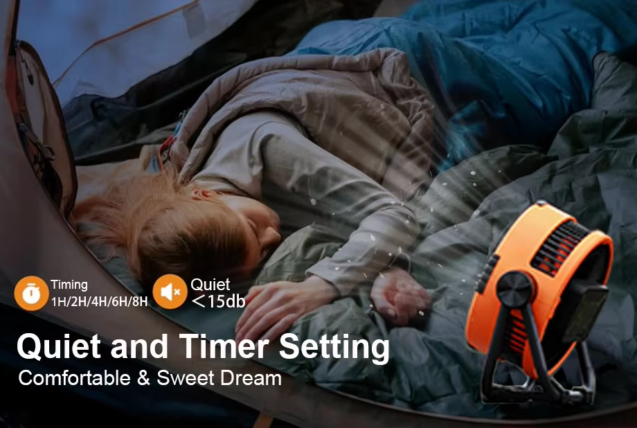 BreezeMax - Rechargeable Camping Fan