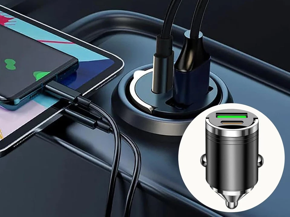 VoltEdge MiniBoost - USB Fast Car Charger