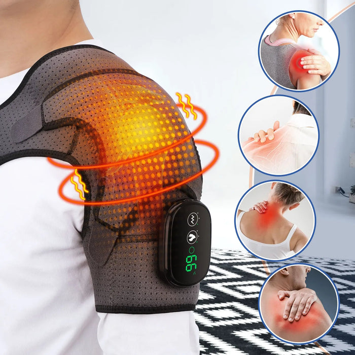 VibraTherm Pro - Shoulder Massager with Heat and Vibration