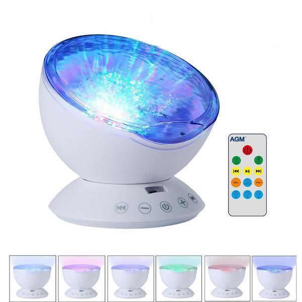 AquaDreams - Ocean Wave Projector Night Light