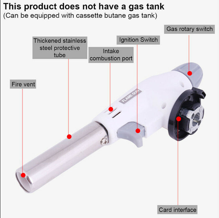 Ignito Gear – Butane Torch Flame Adjustable