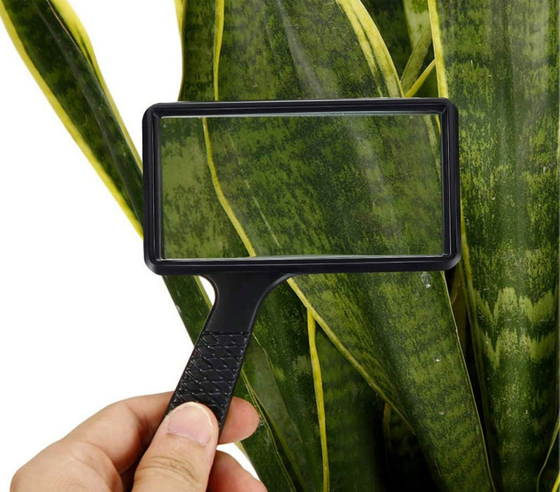 VisionMax - 5X Handheld Magnifying Glass with Large Lens
