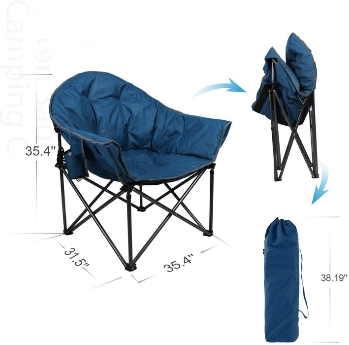 CozyOrbit - Oversized Camping Moon Chair