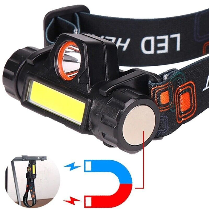 GlowTrek Max - Rechargeable LED Headlamp