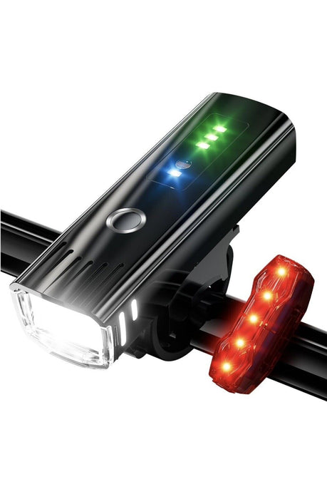 NightRide Pro Light Set - Front & Rear Bike Lights