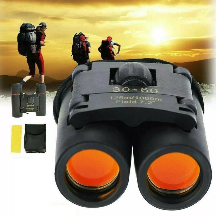 RangeQuest - Compact Binoculars 30x60 Zoom