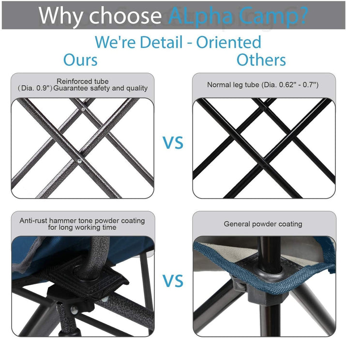 CozyOrbit - Oversized Camping Moon Chair