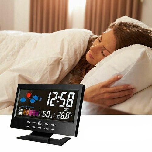 ChronoGlow - Digital Weather Alarm Clock