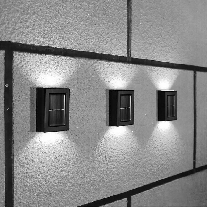 Outdoor Wall Mounted Solar Lights - 2 Pack