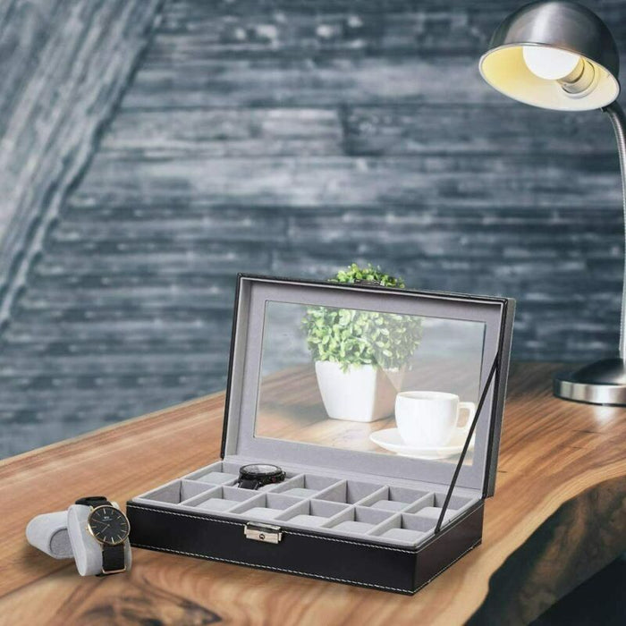 12 Slot Watch Box for Men