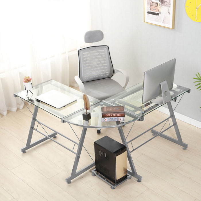 51" L-Shaped Computer Desk