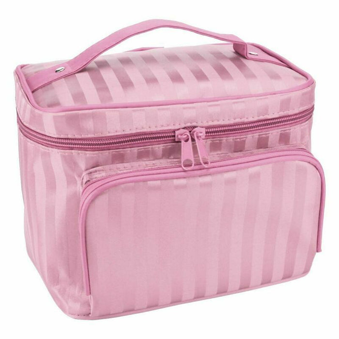 Large Cosmetic Bag with Multiple Pockets