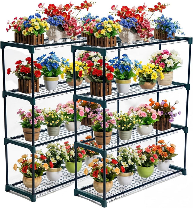 PlantTier - 4 Tier Greenhouse Staging Shelf