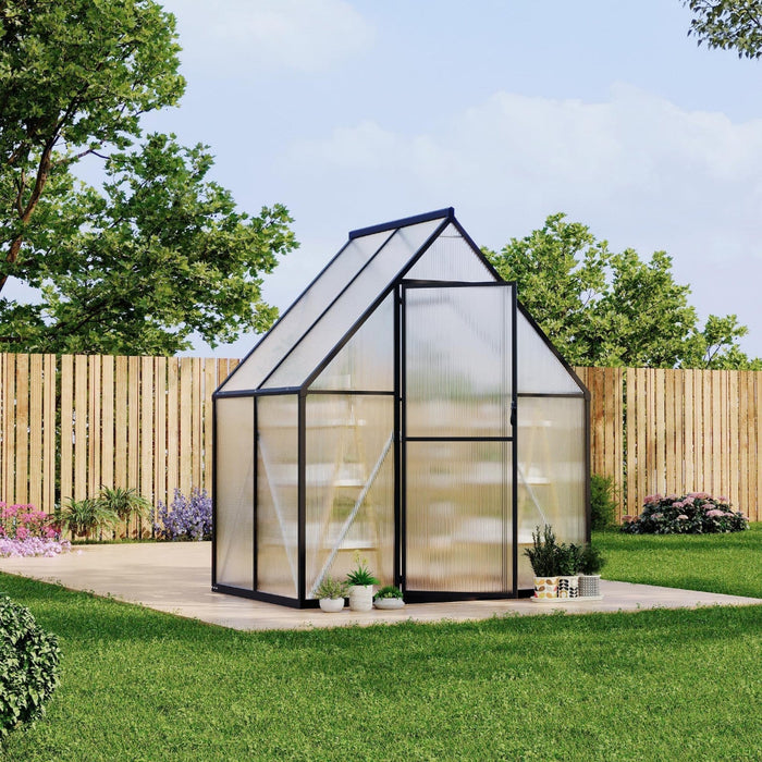 GrowHaus - 6x4 ft Polycarbonate Walk-in Greenhouse