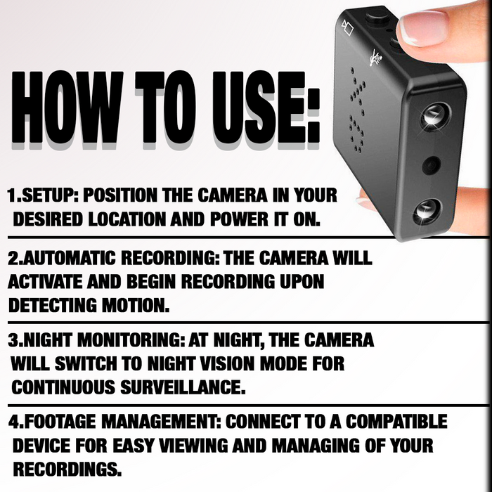 SnapGuard Mini – Hidden Security Camera