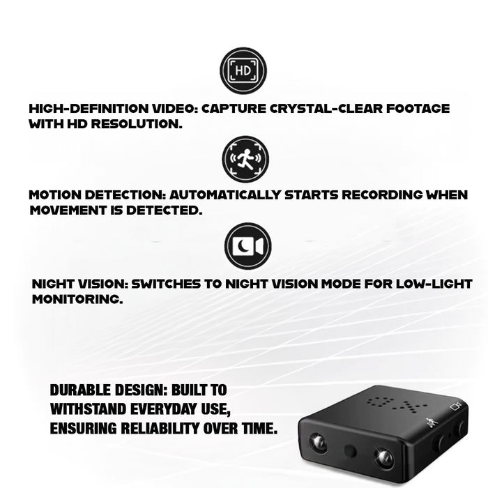 SnapGuard Mini – Hidden Security Camera