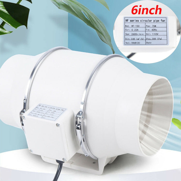 AirRoute Pro - 6" Inline Duct Fan