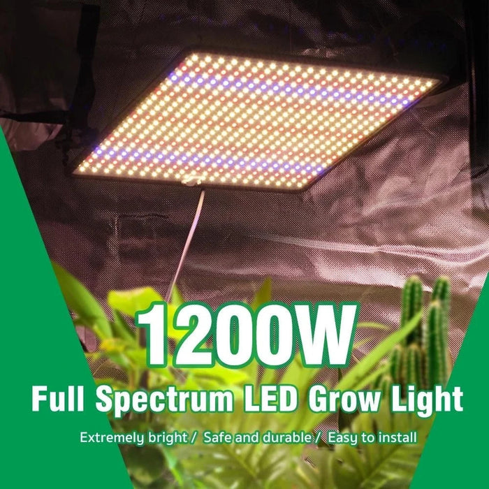 PlantAura - 1200W Full Spectrum LED Grow Light
