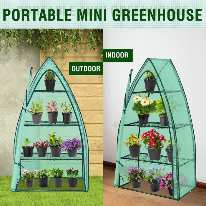 TerraTier - 4-Tier Mini Greenhouse