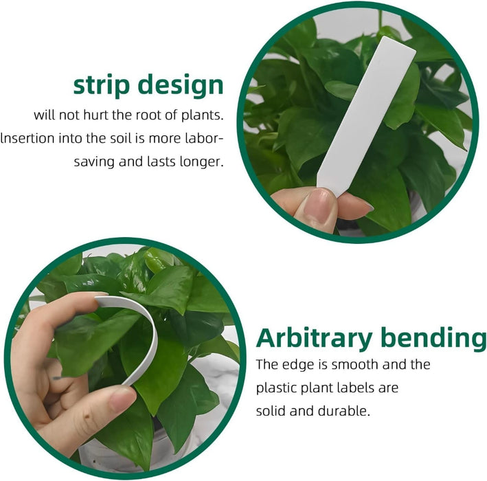 PlantMark - 4-Inch Waterproof Nursery Stake Tags