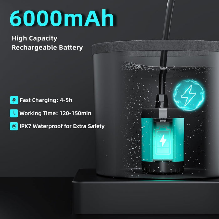 Cascade™ – Rechargeable Camping Shower Kit