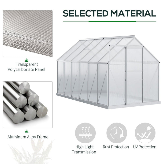 Greenspire - Polycarbonate Walk-in Greenhouse