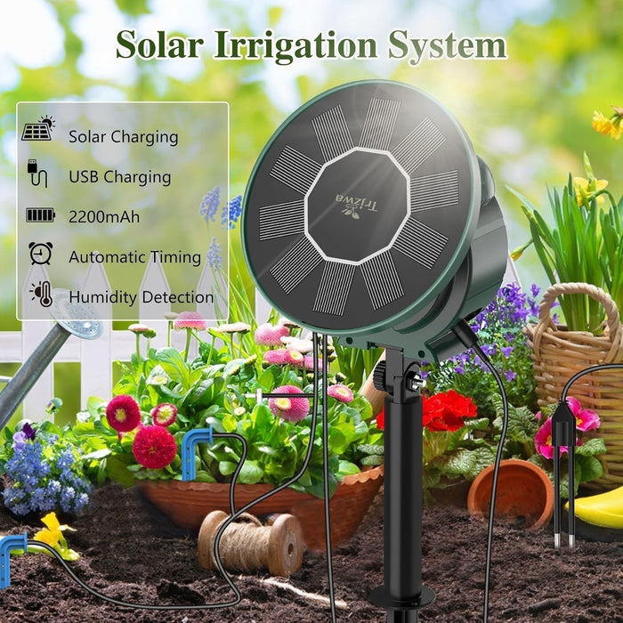 EcoDrizzle Pro - Solar Automatic Drip Irrigation System