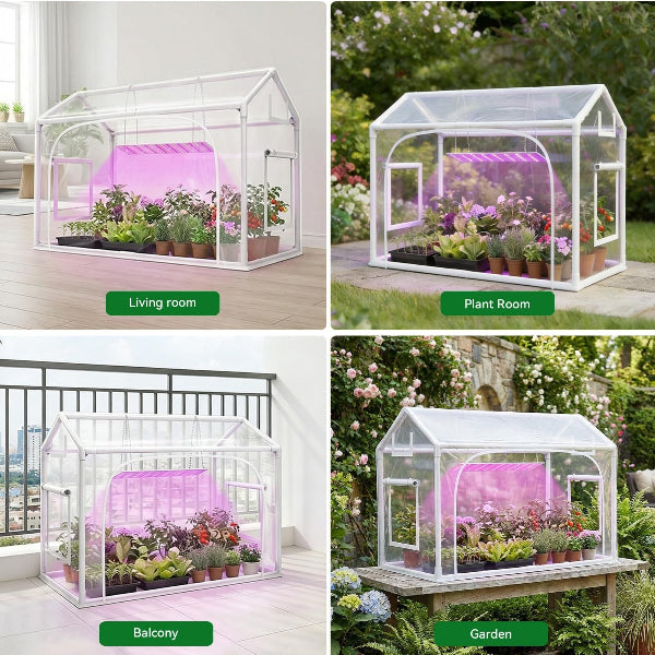 Seedlyft - Mini Indoor Greenhouse with Grow Lights