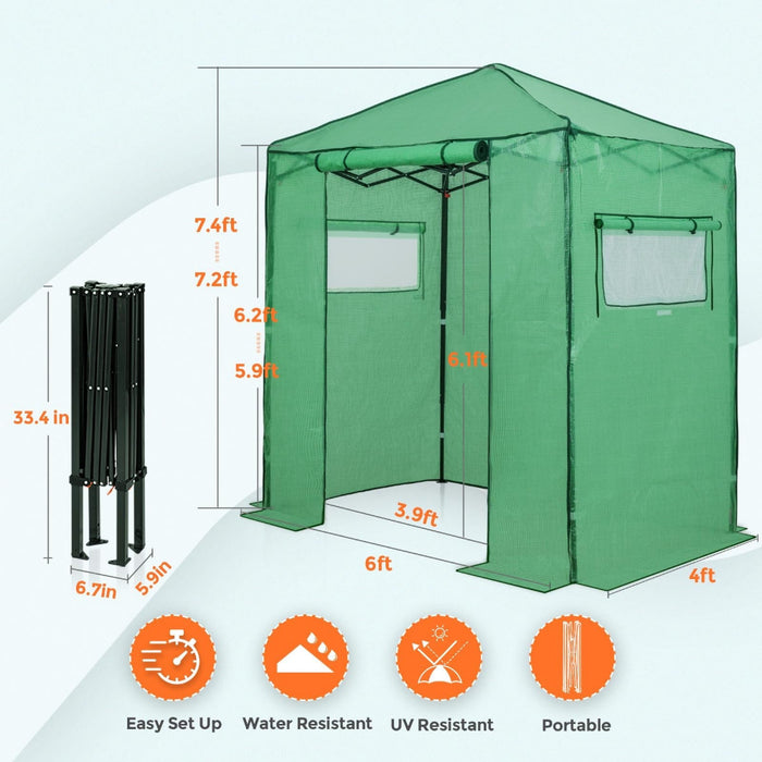 LeafLodge - Portable Walk in Greenhouse