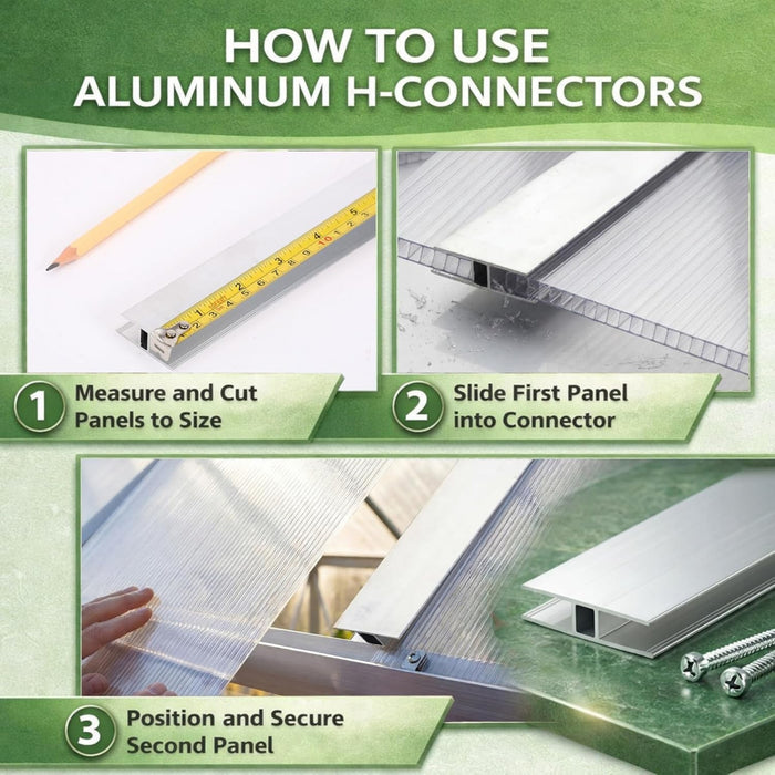 FrameFlex - Aluminum Greenhouse Connector Panels