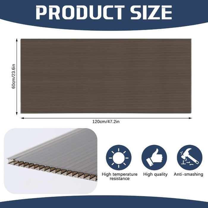CanopyClear -  4x2 Twin-Wall Polycarbonate Greenhouse Panels