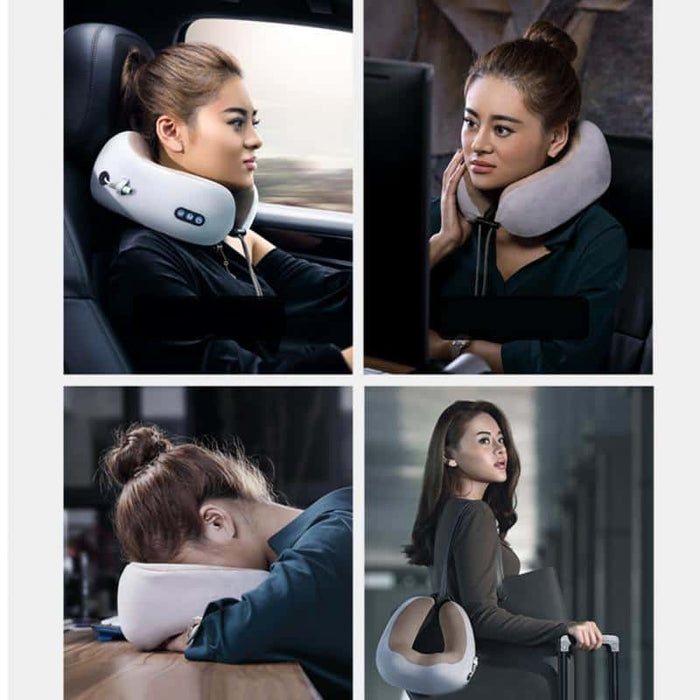 VoyageVibe - Travel Neck Pillow with Massager