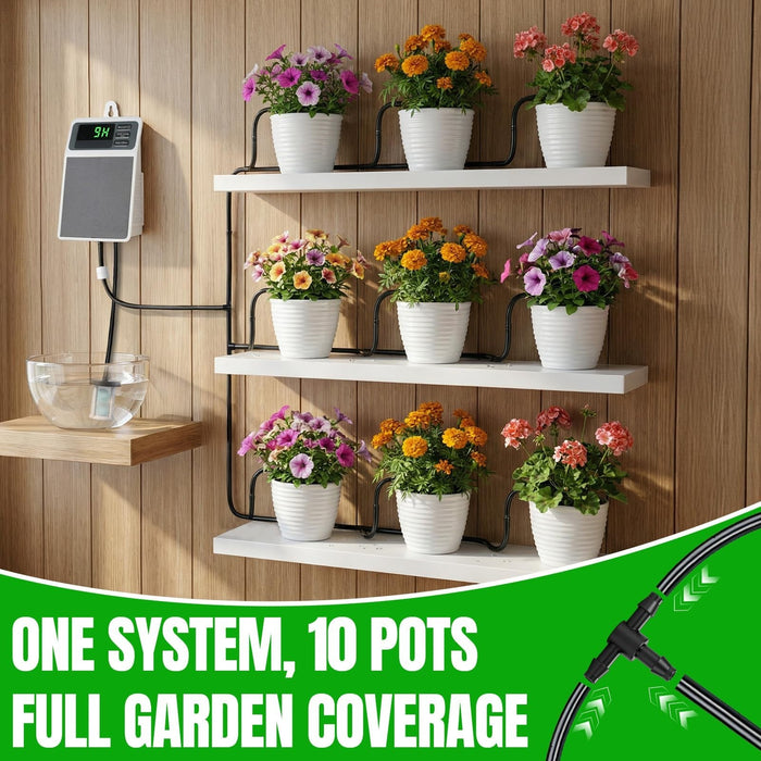 PlantStream - Solar Automatic Drip Irrigation Kit
