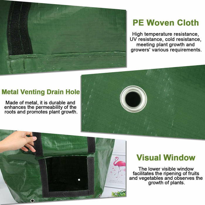 HarvestPeek - 3-Pack Potato Grow Bags