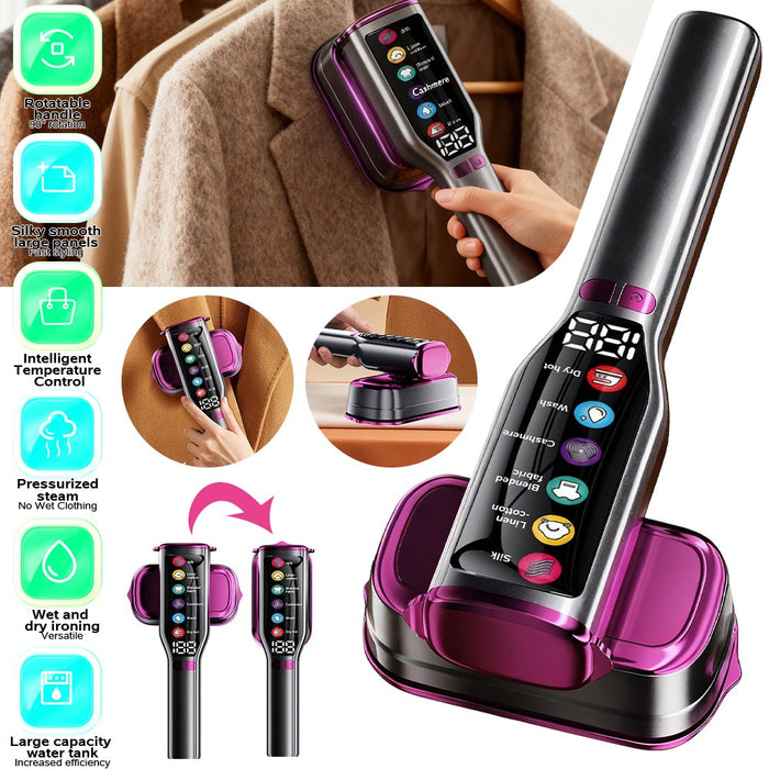 FoldaSteam™ – Space-Saving 2-in-1 Travel Iron