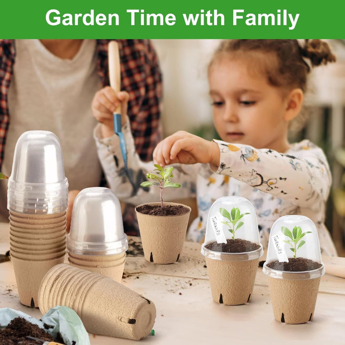 FreshStart - Peat Pots with Humidity Domes