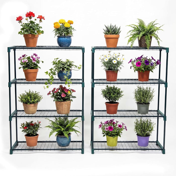 PlantTier - 4 Tier Greenhouse Staging Shelf