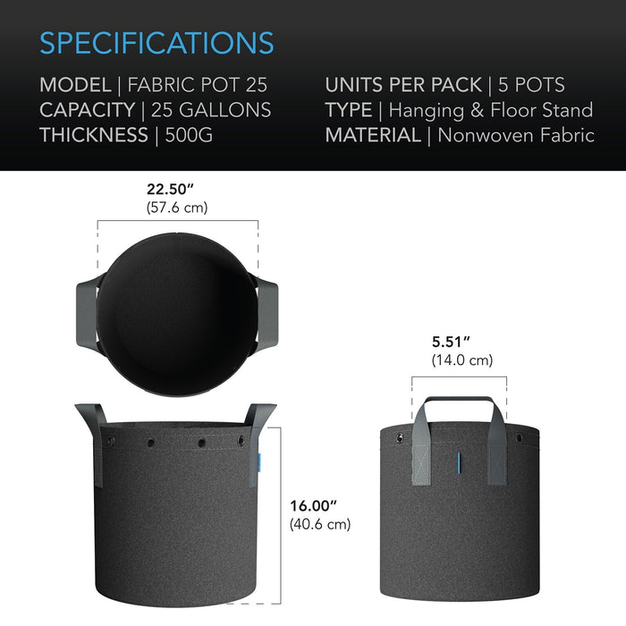 UrbanRoot - Reusable Grow Bags