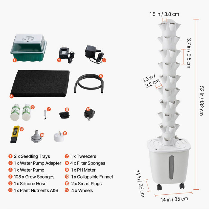 AeroLeaf - Hydroponic Tower System