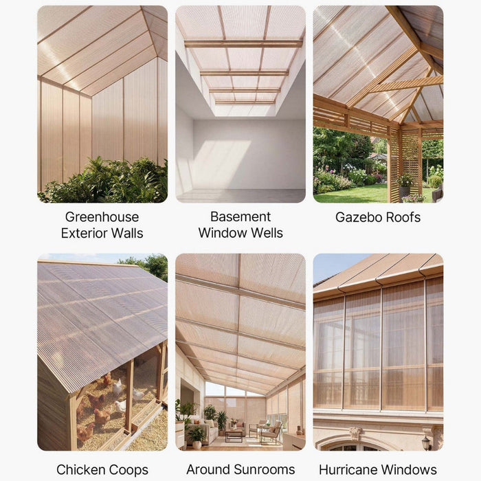 TerraLite - Polycarbonate Greenhouse Roof Panels