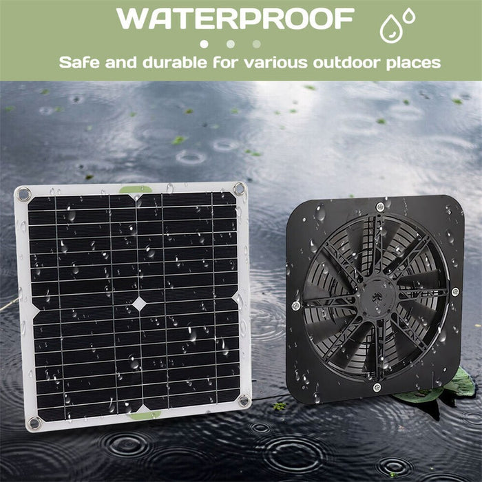 DualRay - Solar Powered Dual Exhaust Fan