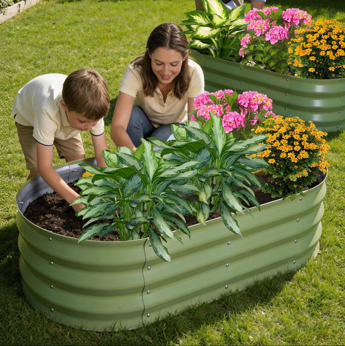 MeadowRoot - Galvanized Raised Garden Bed