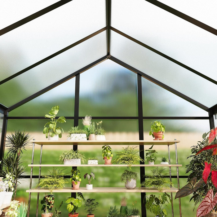 TerraLoom - Walk-in Polycarbonate Greenhouse Kit
