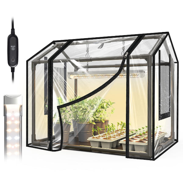 LushPod - Indoor Greenhouse with Grow Light