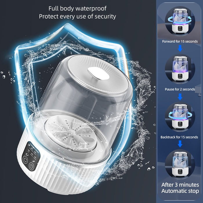 CleanGo - Portable Mini Washing Machine