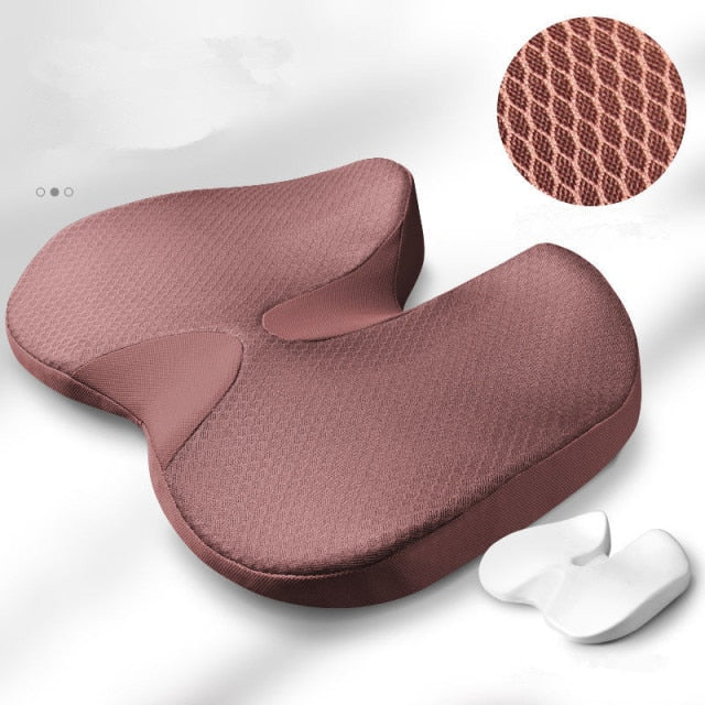 SitWell ComfortPad – Memory Foam Seat Cushion for Tailbone & Back Support