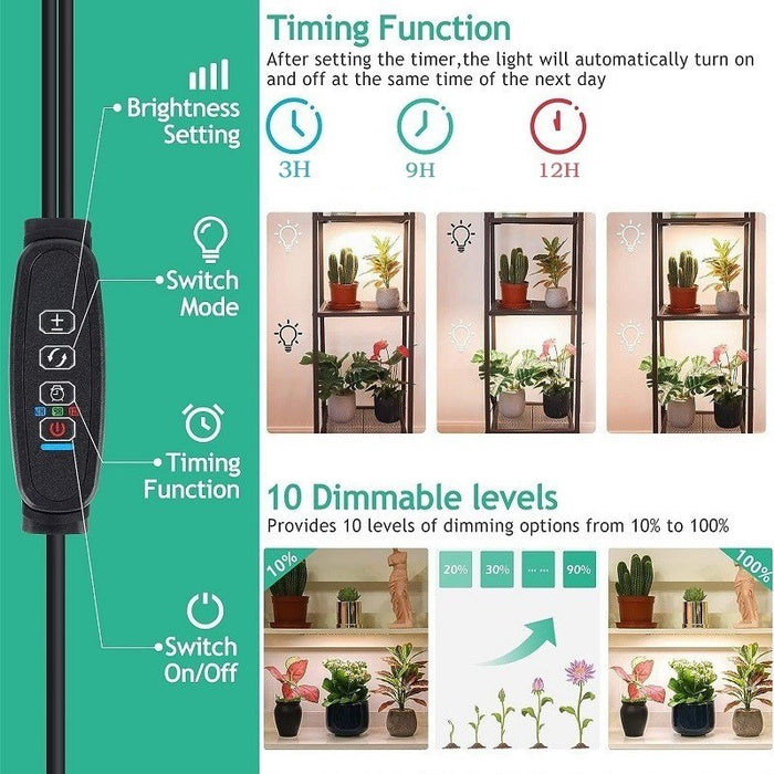 Solvine - 10 Levels LED Grow Light